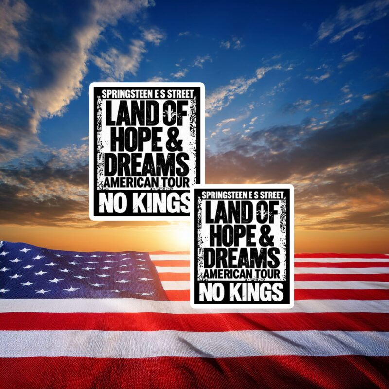 Land Of Hope and Dreams American Sticker