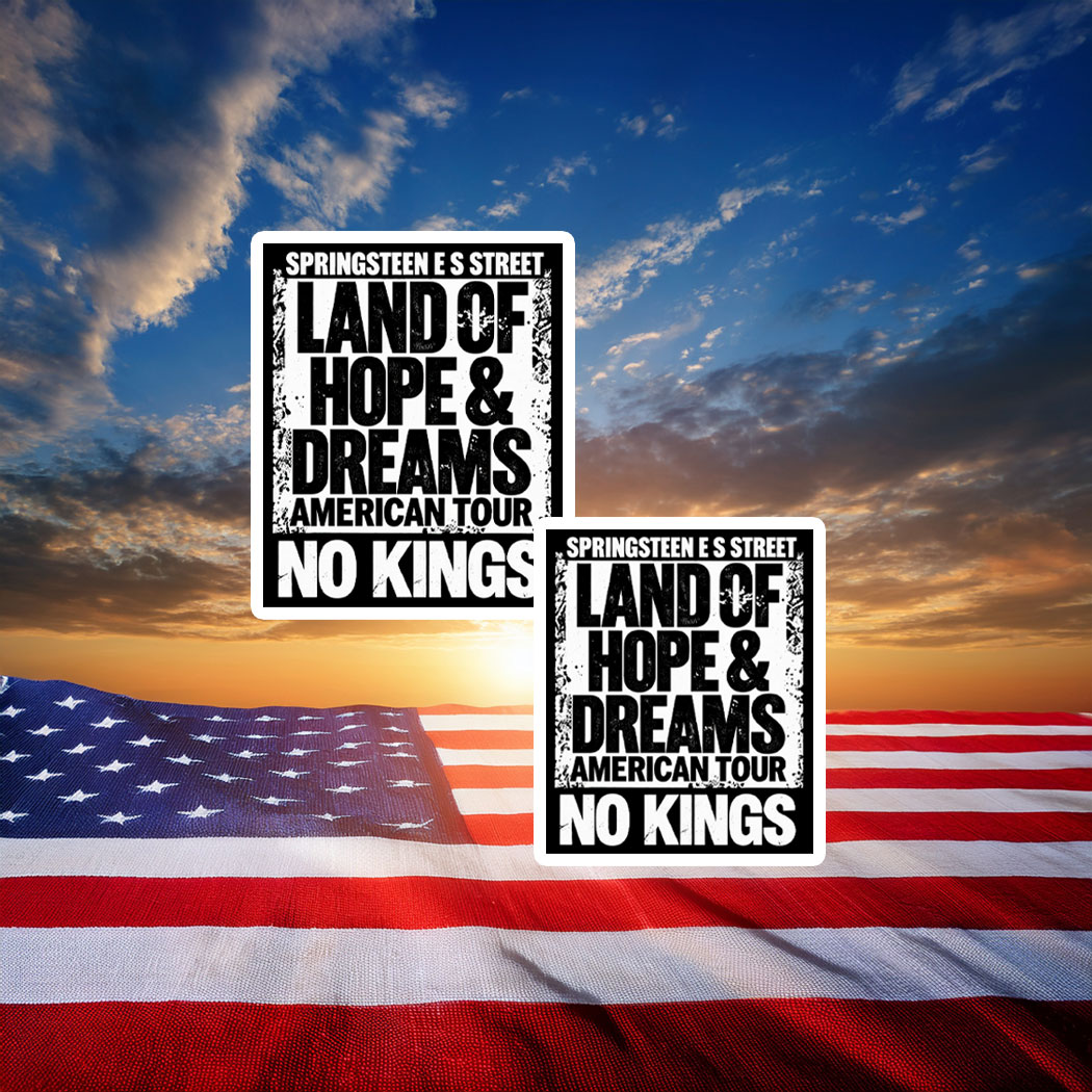 Land Of Hope and Dreams American Sticker