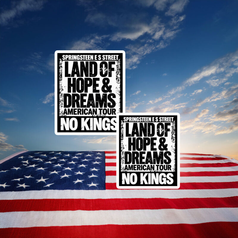 Land Of Hope and Dreams American Sticker