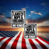 Land Of Hope and Dreams American Sticker