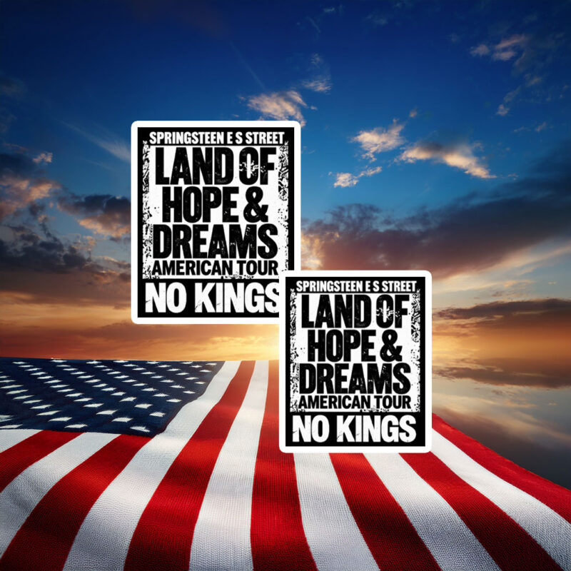 Land Of Hope and Dreams American Sticker