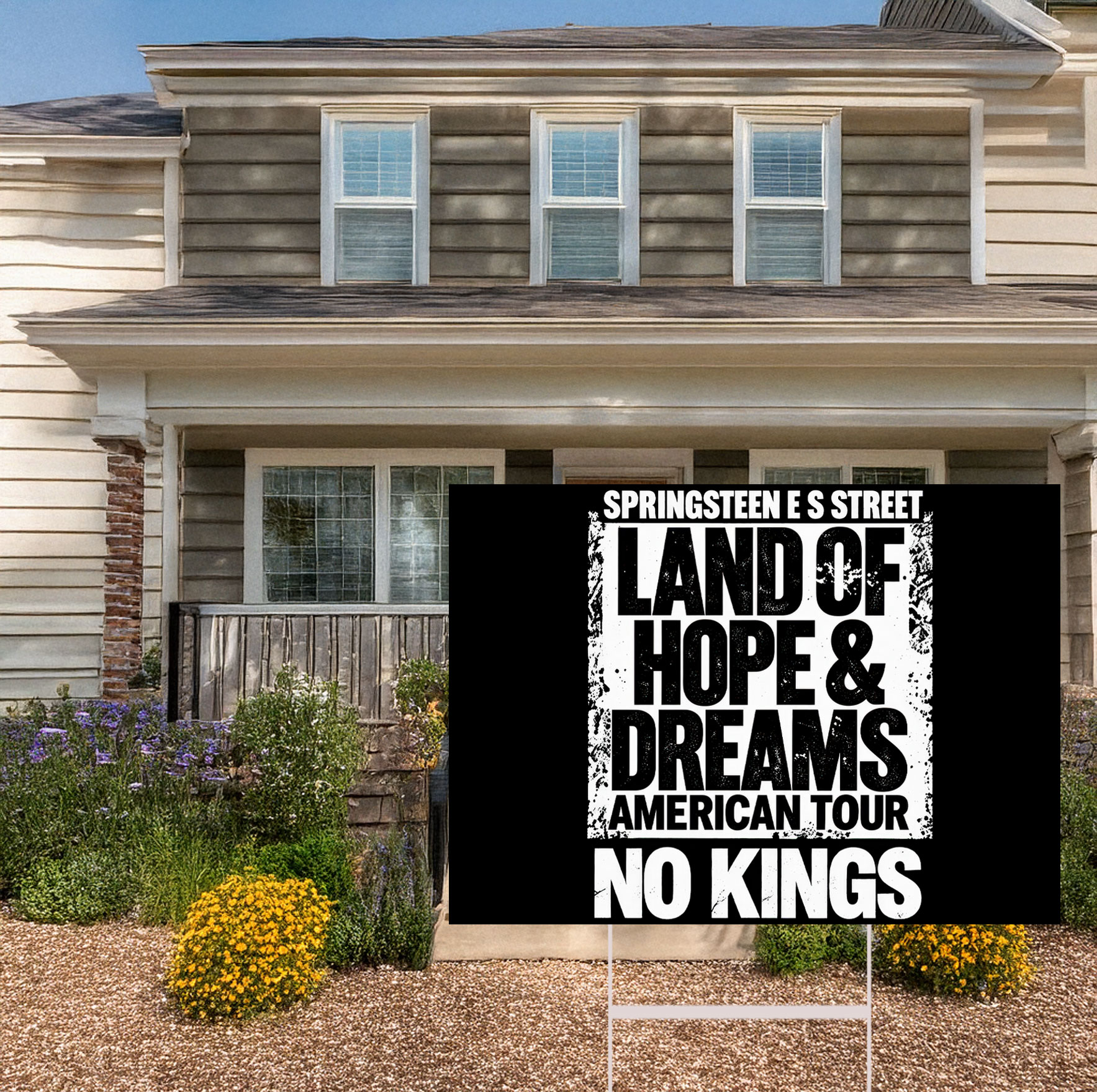 Land Of Hope and Dreams American Yard Sign