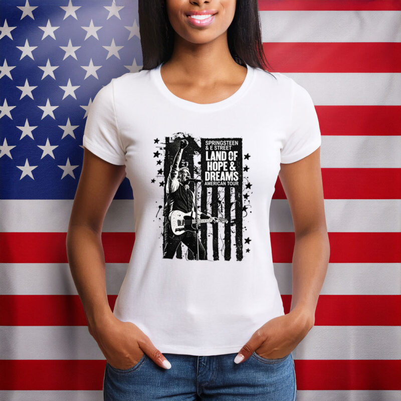 2026 Land Of Hope & Dreams American Tour Flag T-Shirt