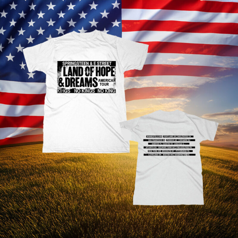 Land Of Hope & Dreams American Tour Announcement Shirt