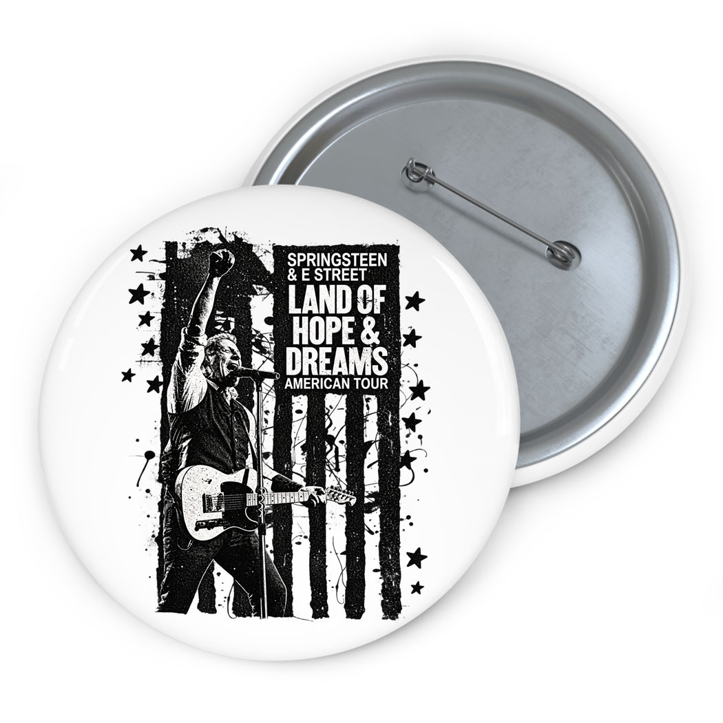 Land Of Hope & Dreams American Tour Flag Button