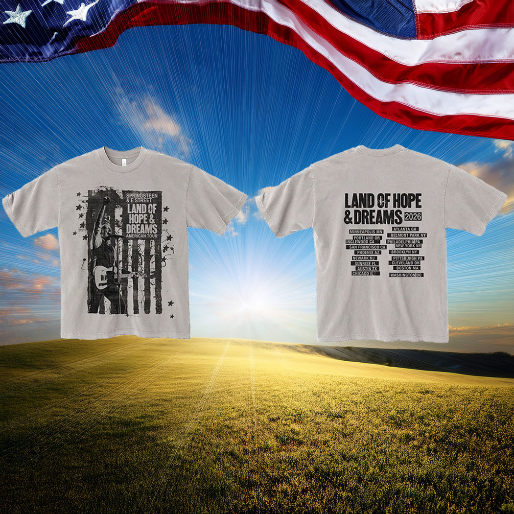 Land Of Hope & Dreams American Tour Flag Shirt