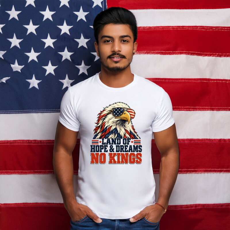 Land Of Hope & Dreams No Kings American Eagle Shirt