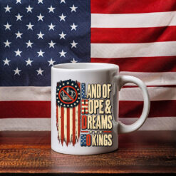 Land Of Hope & Dreams No Kings American Pride Mug