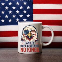 Land Of Hope & Dreams No Kings Eagle Mugs
