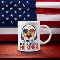Land Of Hope & Dreams No Kings Eagle Mugs