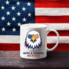 Land Of Hope & Dreams No Kings Patriotic Eagle Mugs