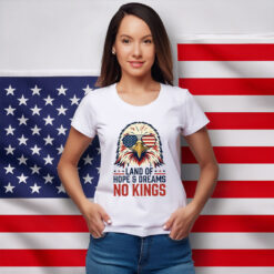Land Of Hope & Dreams No Kings Vintage Eagle Shirt