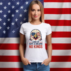 Land Of Hope & Dreams No Kings Vintage Eagle Shirt