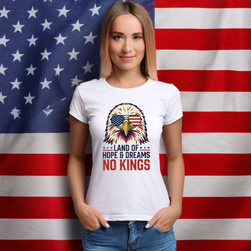 Land Of Hope & Dreams No Kings Vintage Eagle Shirt